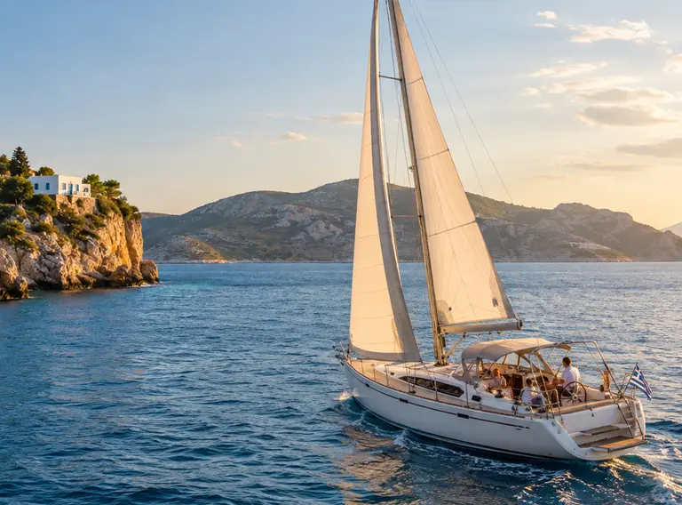 Small sailing journey through the Greek islands