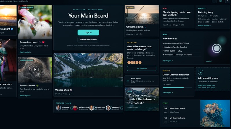 My Main Board preview