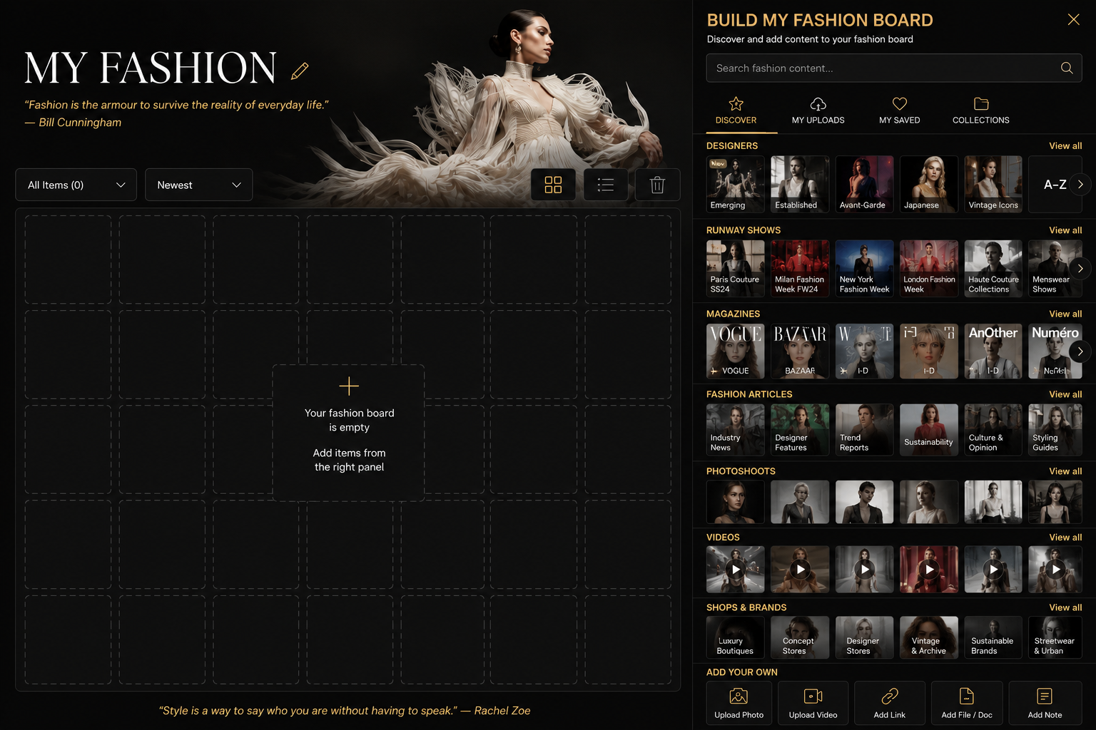 Build My Fashion Board artwork