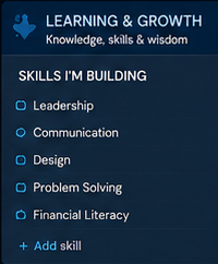 Learning and Growth