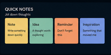 Quick Notes