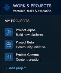 Work and Projects