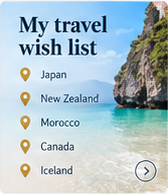 My travel wish list